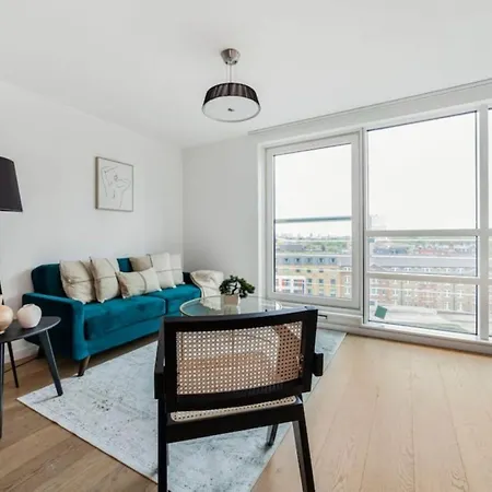 Stunning 2B Vauxhall Apt Near Thames & Tube